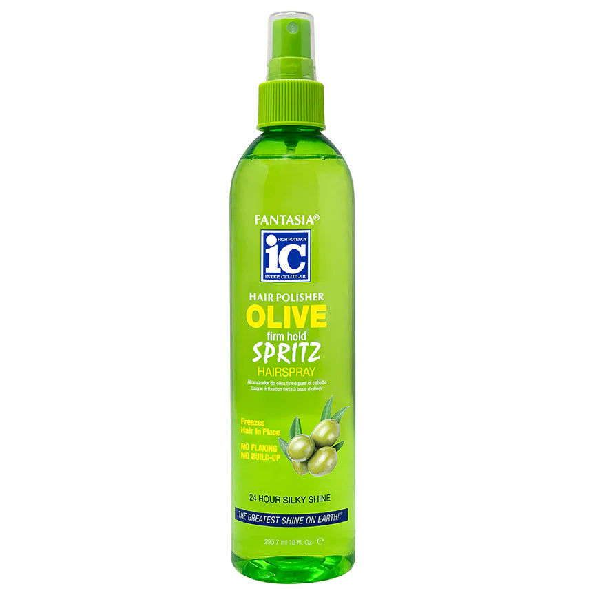 Fantasia IC Hair Polisher Olive Firm Hold Spritz Hair Spray 295,7ml