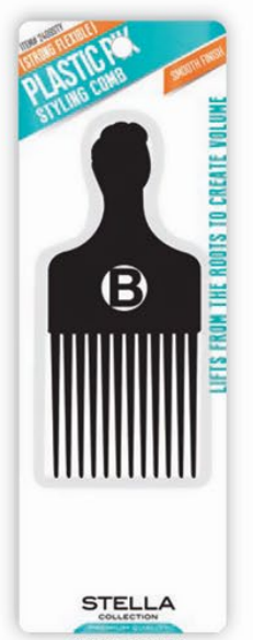 Stella Collection Afro Pick - Plastik