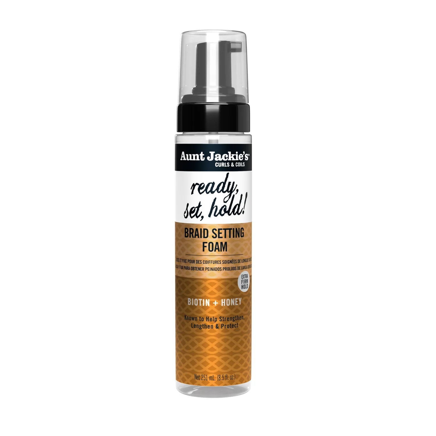 Aunt Jackie's Ready, Set, Hold! Braid Setting Foam 251ml