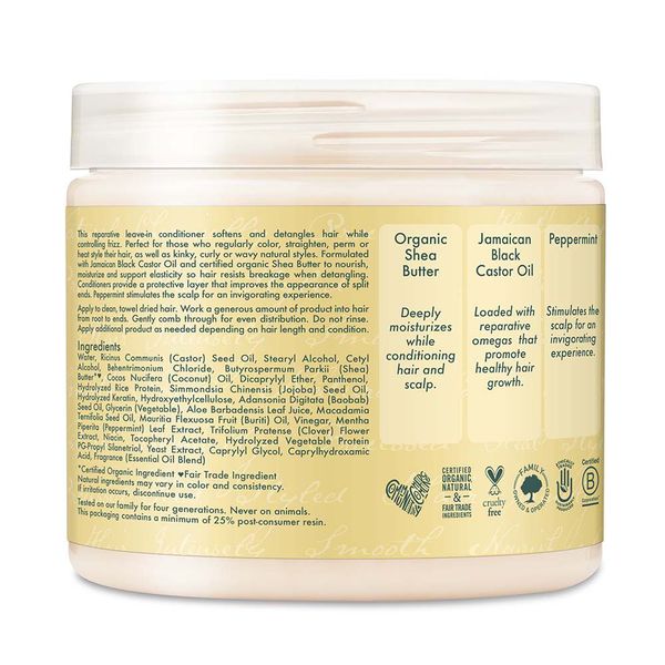 Shea Moisture Jamaican Black Castor Oil Strengthen & Restore Leave-In Conditioner 340ml