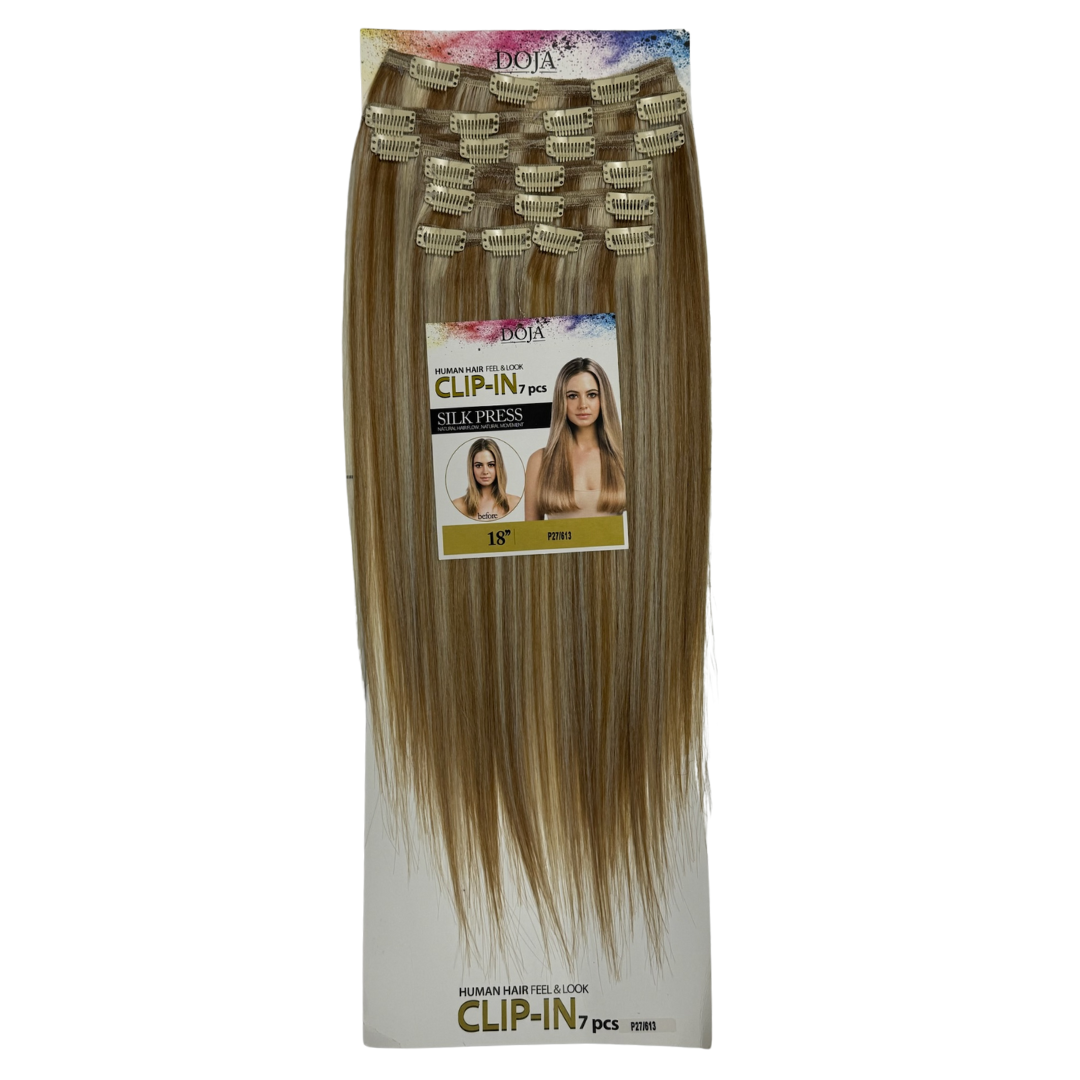 DOJA STRAIGHT 18" CLIP-IN 7PCS