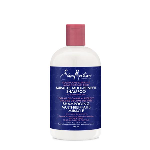 Shea Moisture Sugarcane & Meadowfoam Multi-Benefit Shampoo 384ml