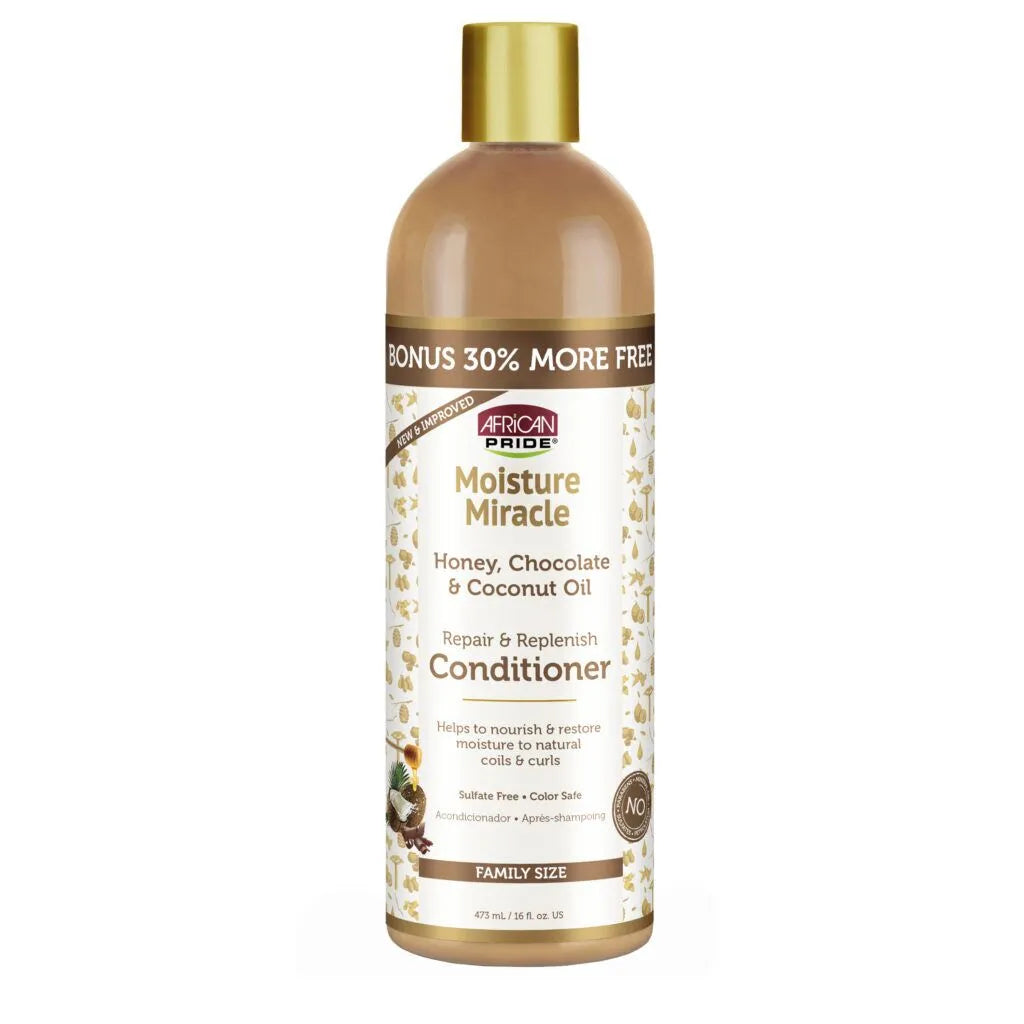African Pride Moisture Miracle Honey & Coconut Oil Conditioner 474ml