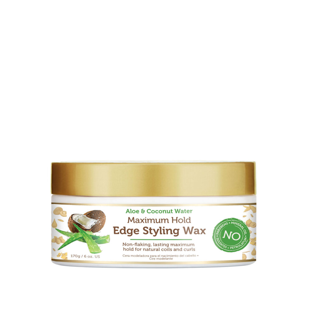 African Pride Moisture Miracle Maximum Hold Edge Styling Wax 170g