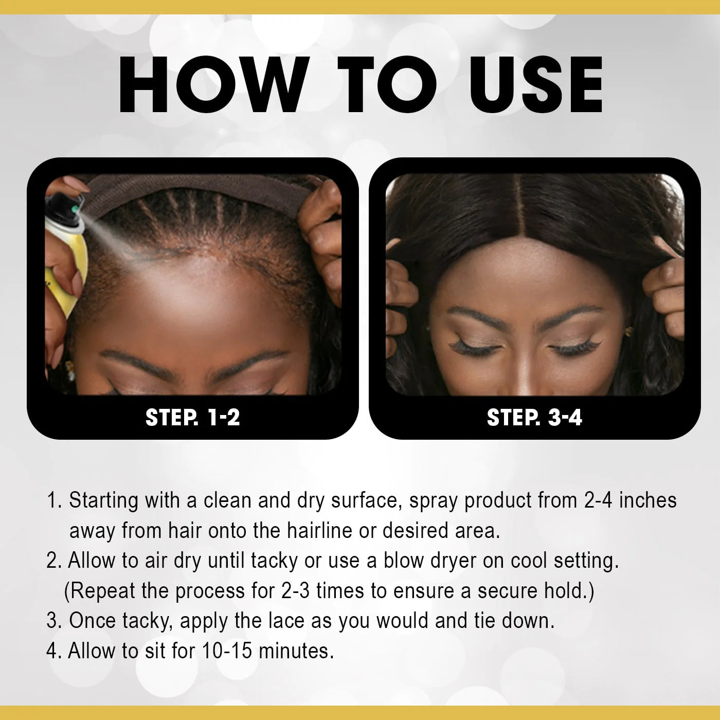 Ebin New York Wonder Lace Bond Wig Adhesive Spray - Sensitive 180ml