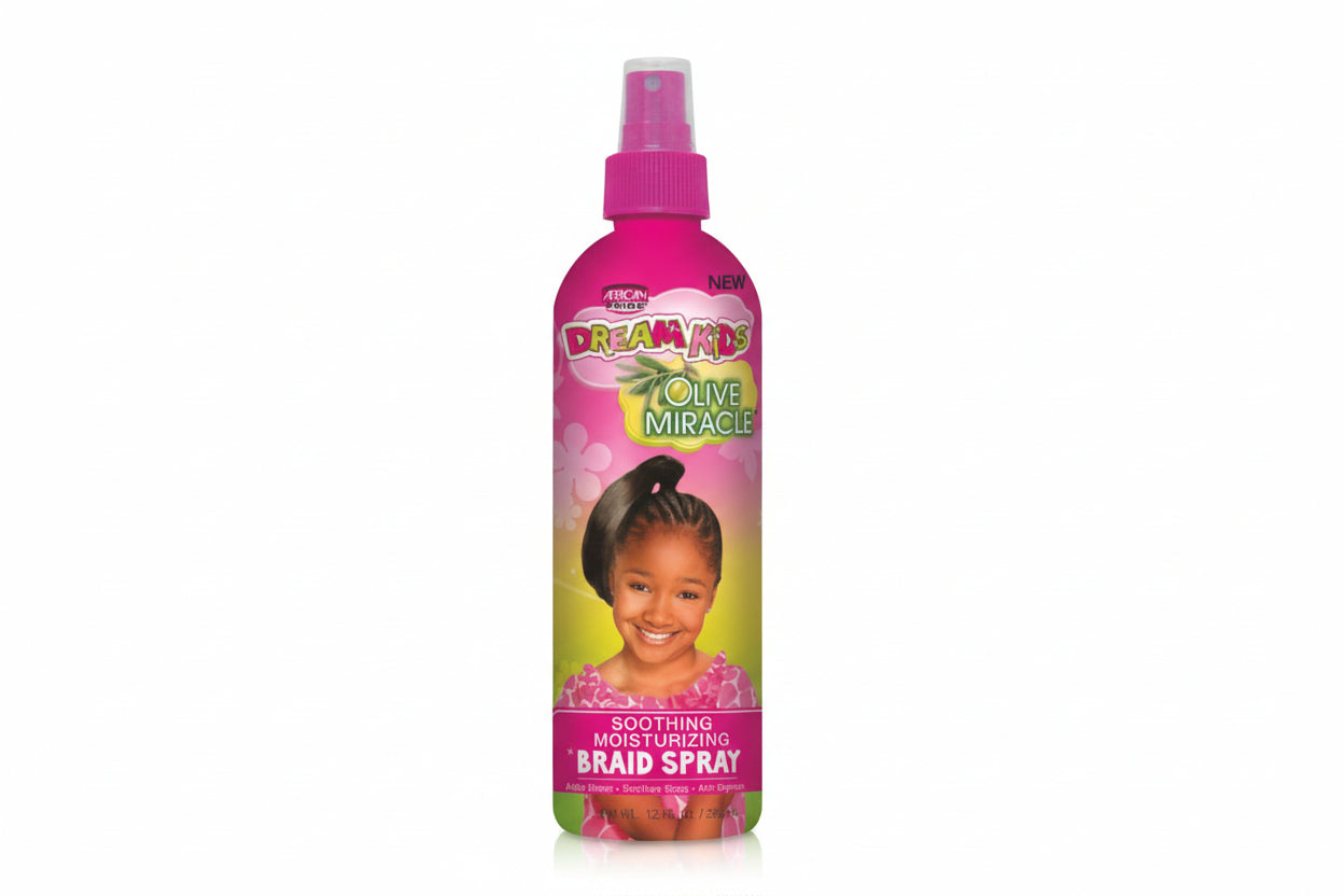 African Pride Dream Kids Olive Miracle Soothing Moisturizing Braid Spray 355ml