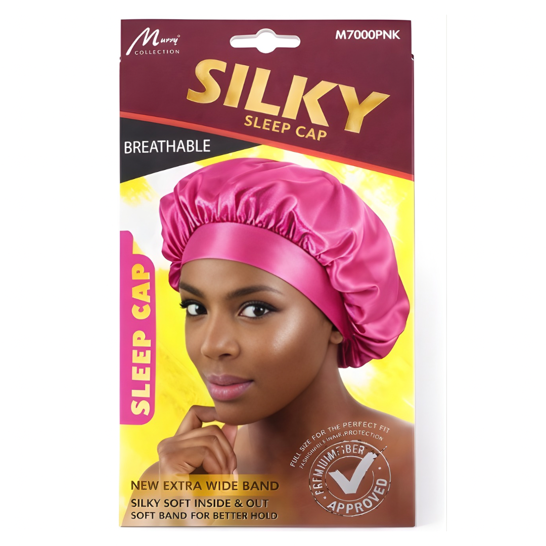 Murry Collection Silky Sleeping Cap Pink