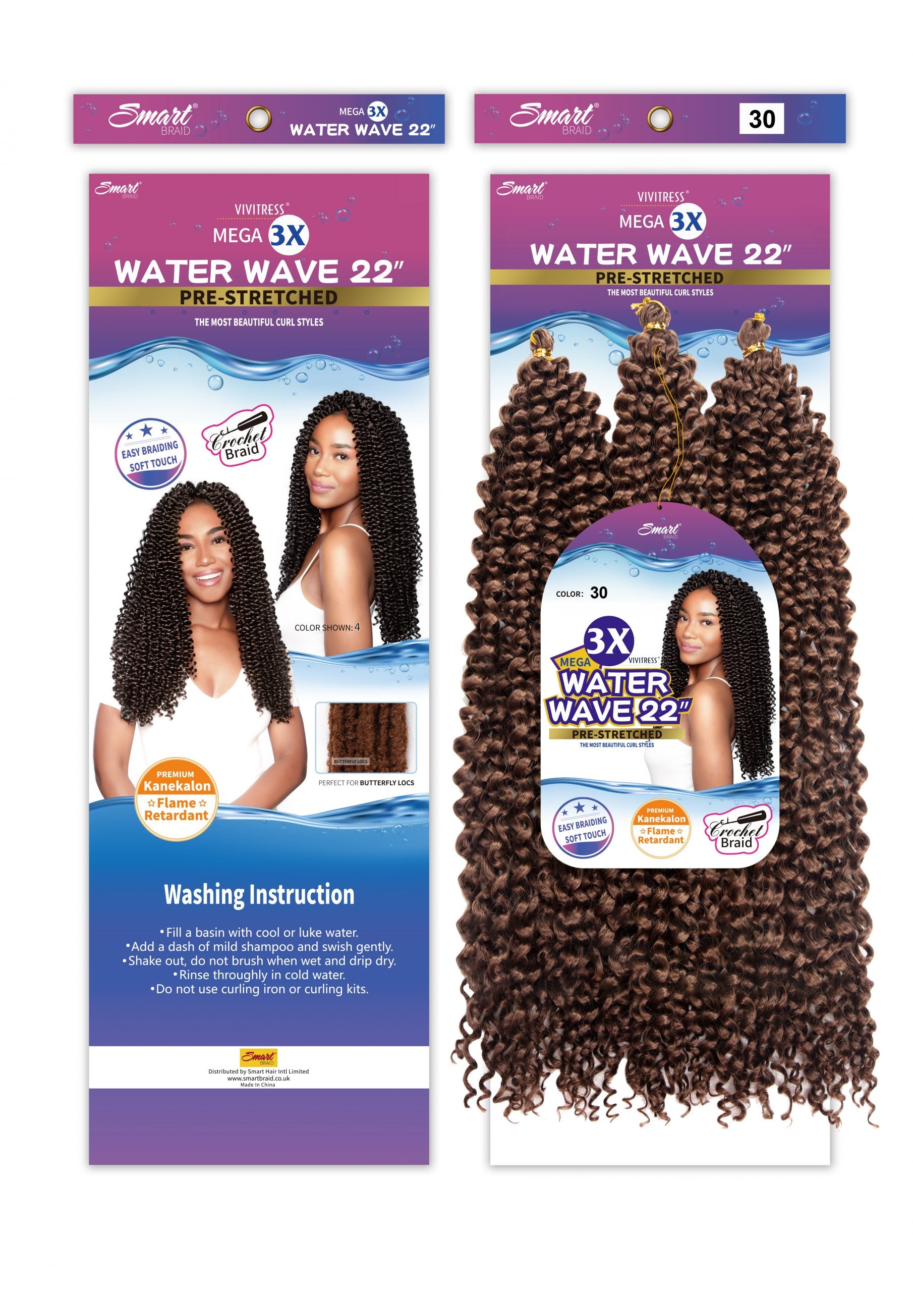 VIVITRESS 3X WATER WAVE 22″