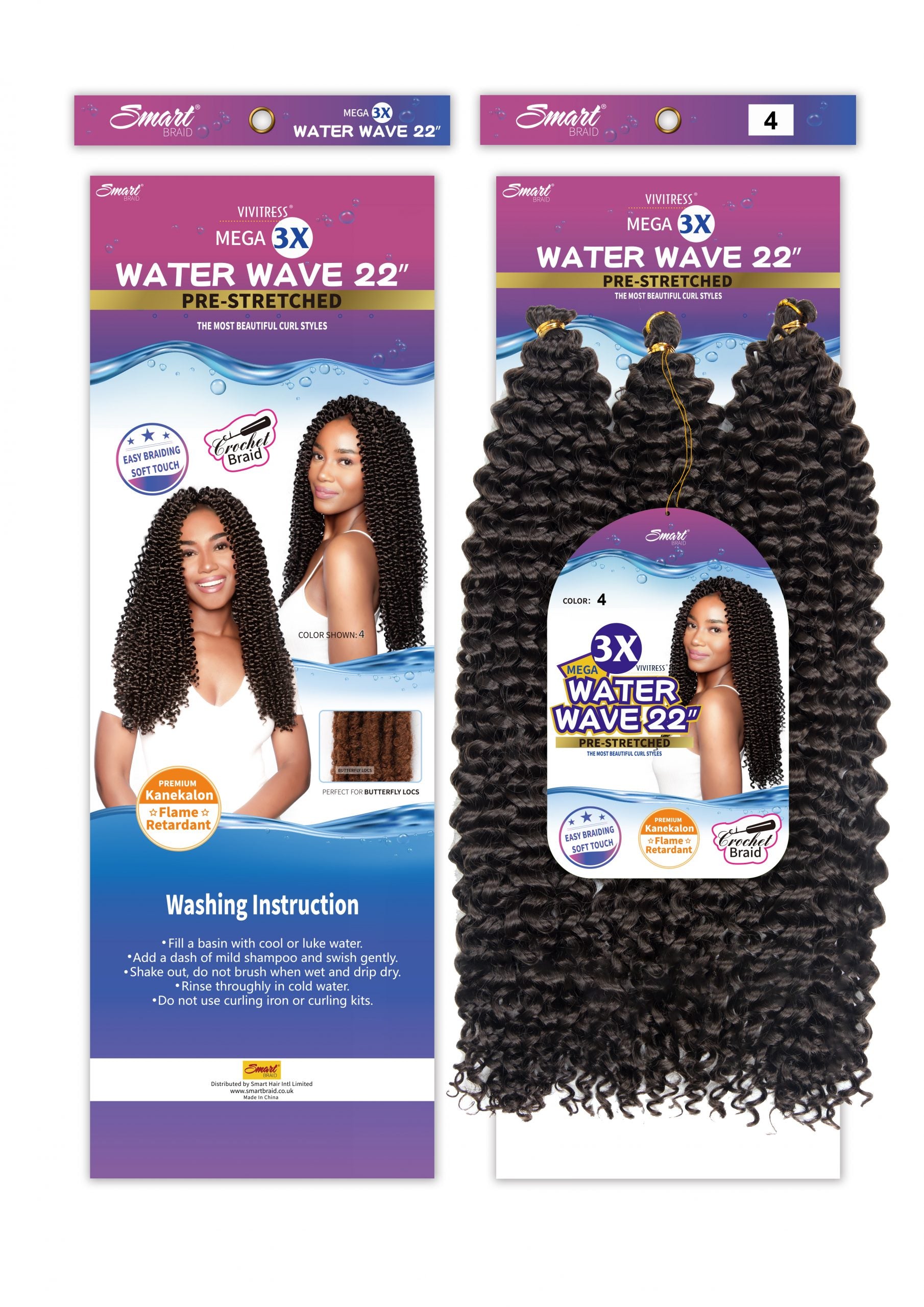 VIVITRESS 3X WATER WAVE 22″