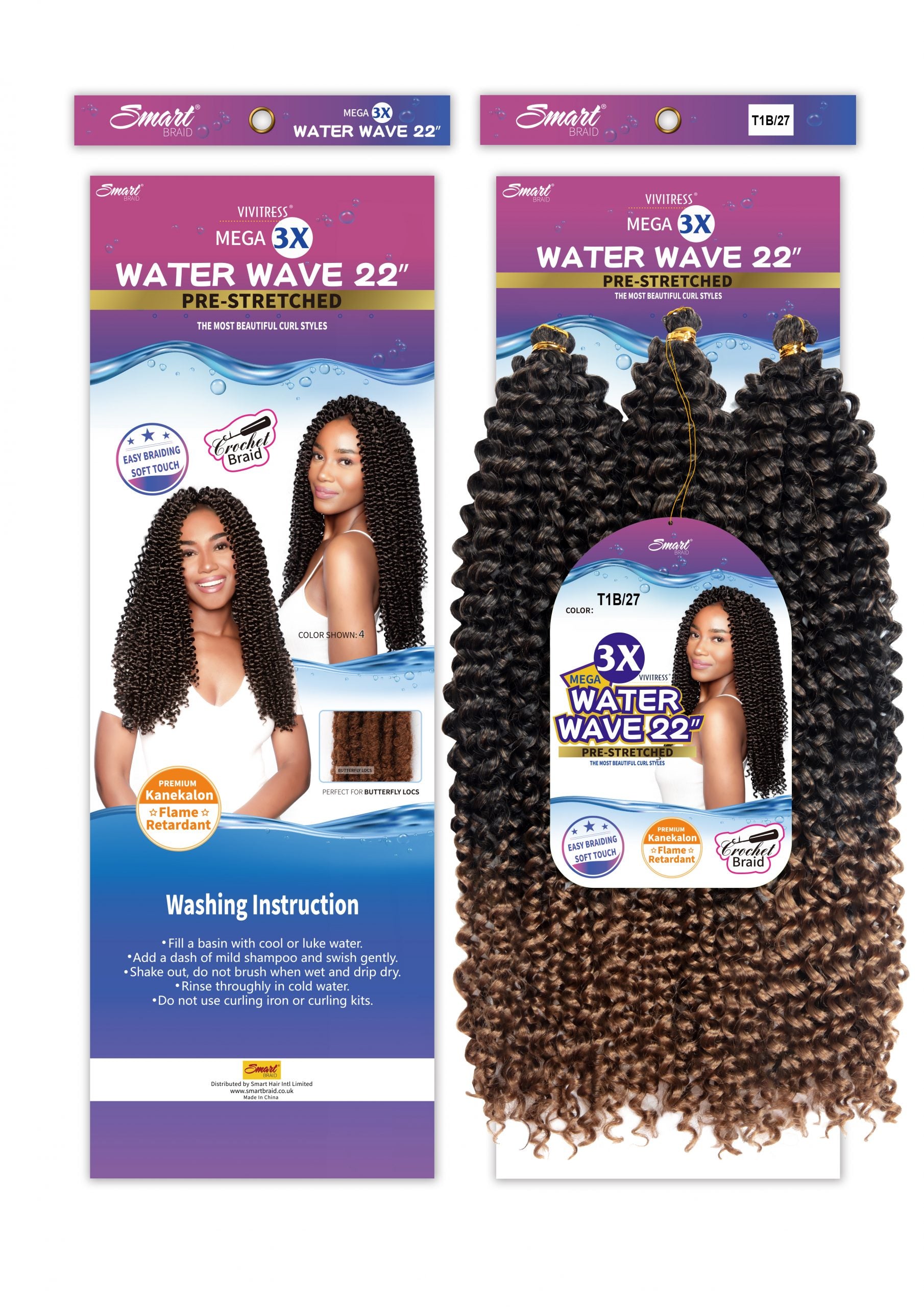 VIVITRESS 3X WATER WAVE 22″