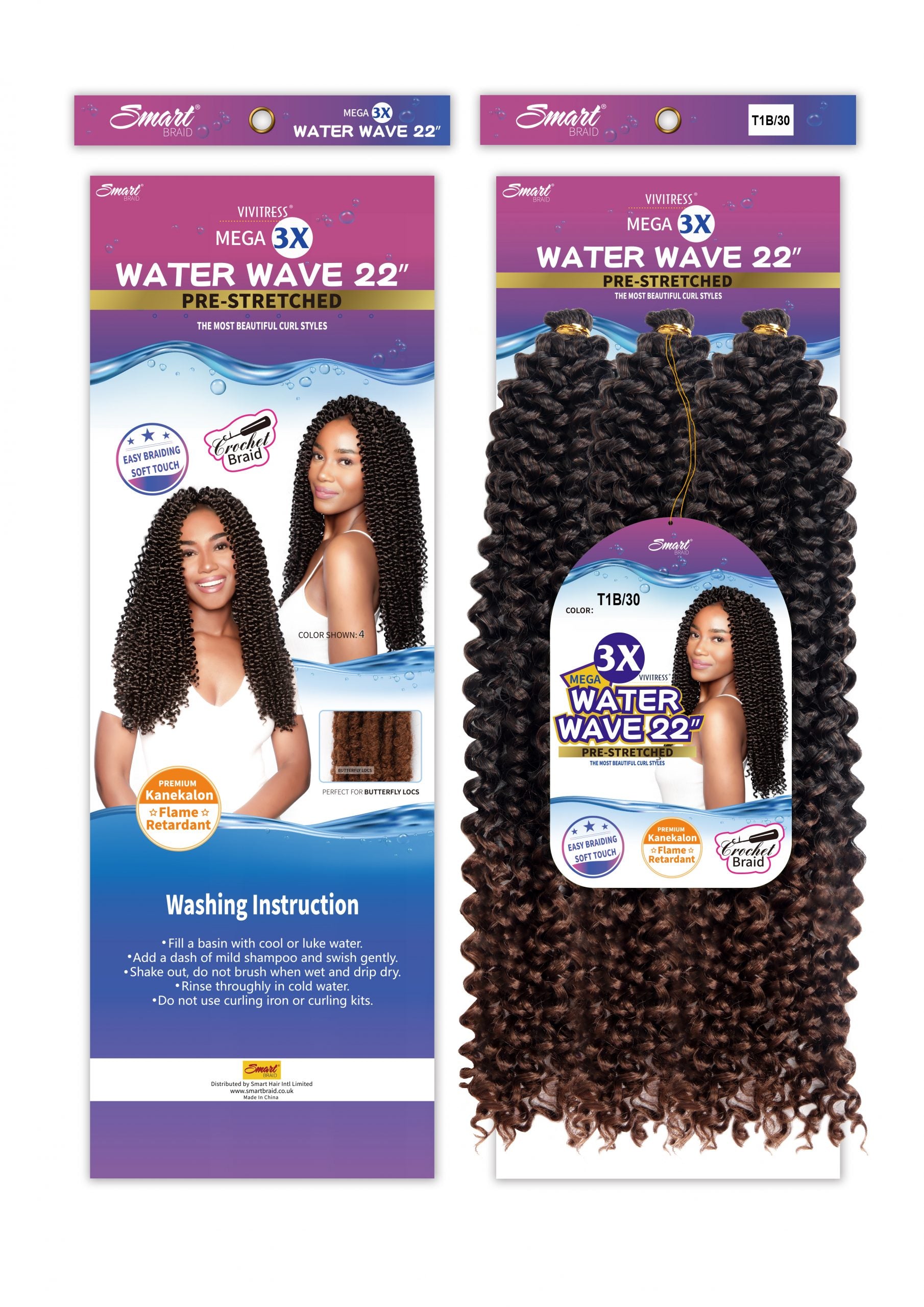 VIVITRESS 3X WATER WAVE 22″
