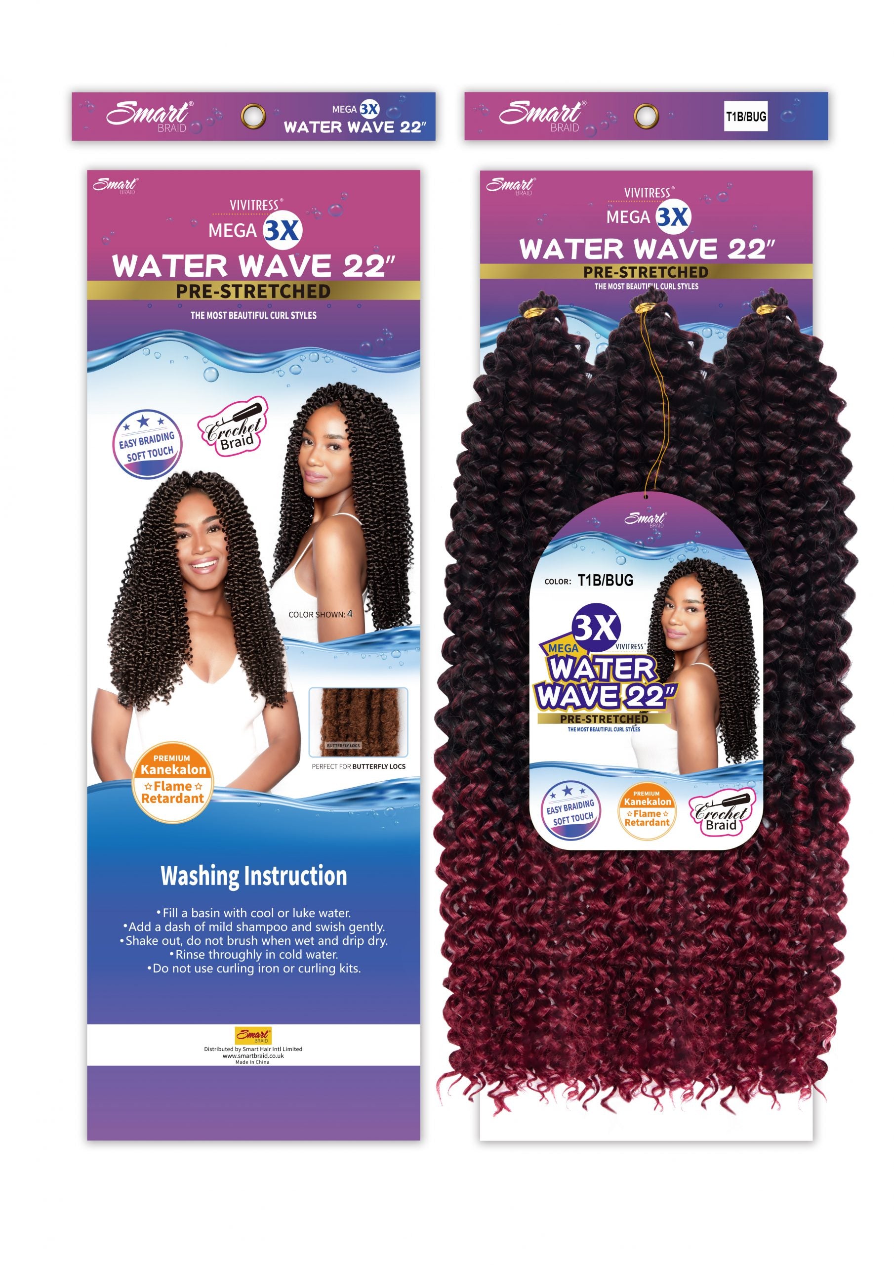 VIVITRESS 3X WATER WAVE 22″