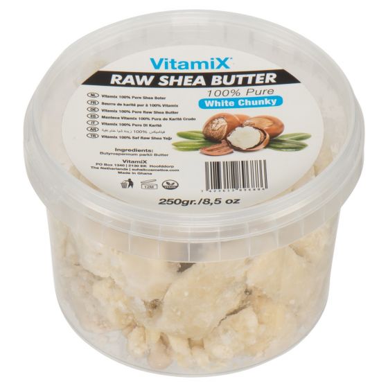 Vitamix Raw Shea Butter – 100% Pure White Chunky 250g