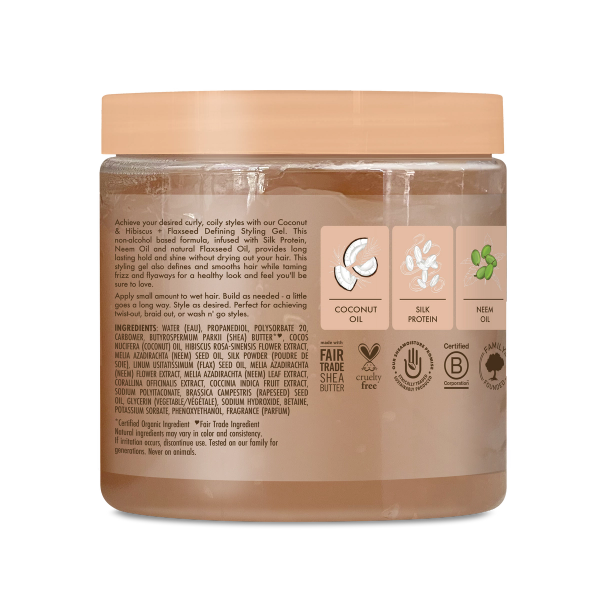 Shea Moisture Coconut & Hibiscus Defining Styling Gel 425g