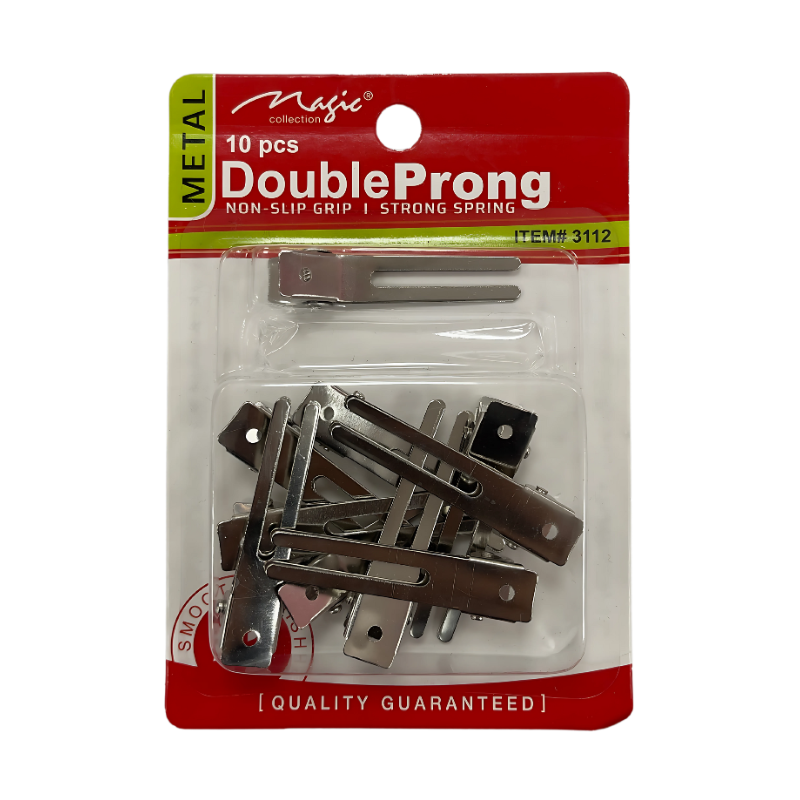 Double Prong Clips – 10 Stück