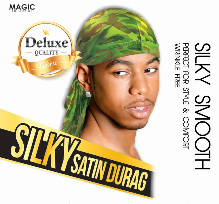 Magic Collection Silky Satin Durag Camouflage