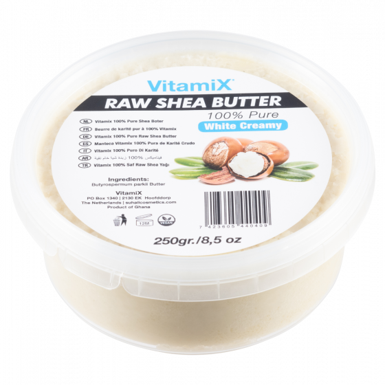 Vitamix Raw Shea Butter – 100% Pure White Creamy 250g