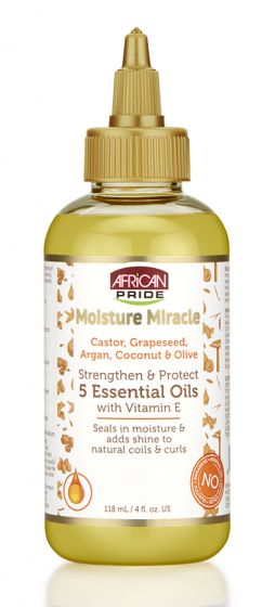 African Pride Moisture Miracle 5 Essential Oils 118ml