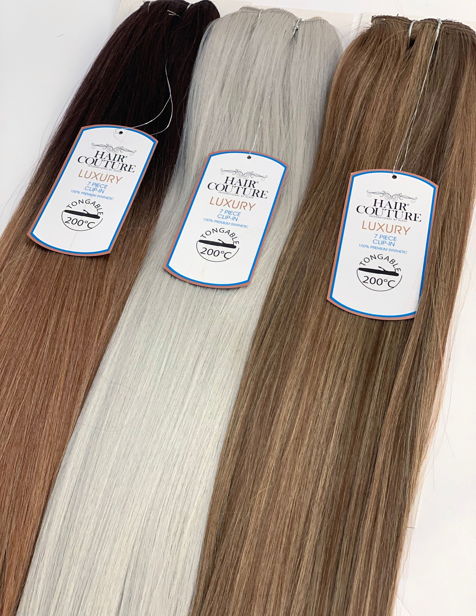 HC LUXURY 7 PIECE SYNTHETIC CLIP IN - STRAIGHT