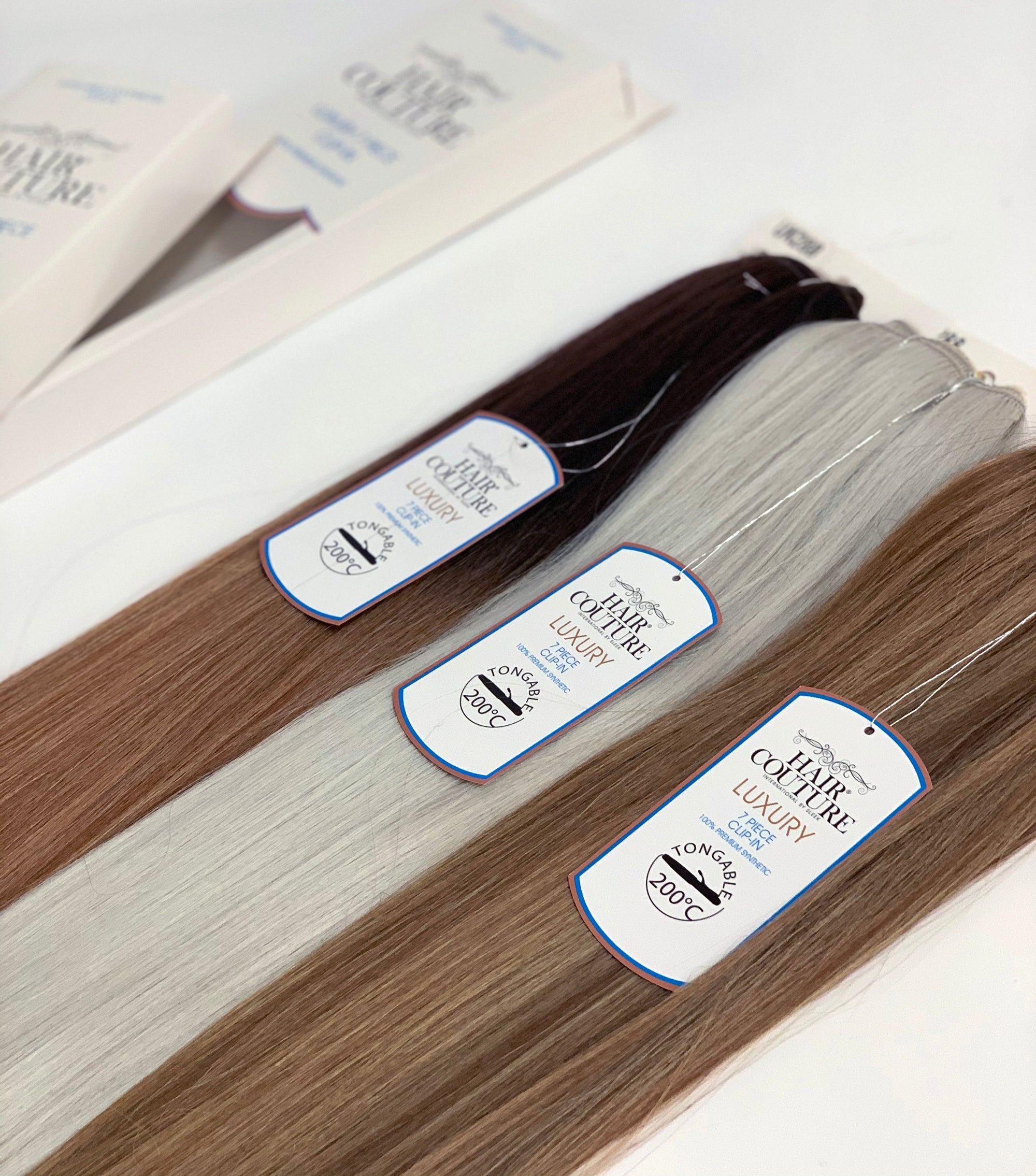 HC LUXURY 7 PIECE SYNTHETIC CLIP IN - STRAIGHT